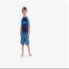 Hatley Boys' Short Sleeve Rashguard, Shark Stripes view 3