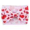 BBTDIN Valentine's Day Turban Bow Baby Girls Valentine's Day Headband Bowknot Holiday Headware BTV03 (A1) view 2