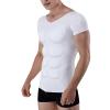 Men Fake Abdominal Muscles Invisible 8 Pack Muscular Underwear Shaper Invisible Undershirts,Abs,L view 1