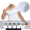 Men Fake Abdominal Muscles Invisible 8 Pack Muscular Underwear Shaper Invisible Undershirts,Abs,L view 2