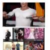 Men Fake Abdominal Muscles Invisible 8 Pack Muscular Underwear Shaper Invisible Undershirts,Abs,L view 4