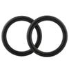 CLISPEED D Ring 2pcs Workout Ring Muscular Cross-Training Strength Bodybuilding Plastic Training Replacement Rings Gymnastic Bodyweight Black for Workouts Cross Gym Fitness view 1