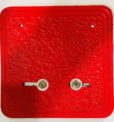 BBI LTD Wrestler Belt Wall Mount Real Leather Wall Hanger Red Color