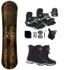 Symbolic Freedom Flag USA Kids Snowboard & Bindings & Choice Blem Boots Package (Kid 2 Binding+Boot Blk Red Tote, 110cm Freedom Rocker) view 1