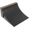 Alasum Mini Finger Skateboard Park Ramp Obstacle for Kids, Plastic Fingerboard Skate Park Accessories, Black, 5.51x5.51x2.75 Inches, Ideal for Finger Skateboard Enthusiasts, 1pc (No Skateboard Include view 1