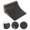 Alasum Mini Finger Skateboard Park Ramp Obstacle for Kids, Plastic Fingerboard Skate Park Accessories, Black, 5.51x5.51x2.75 Inches, Ideal for Finger Skateboard Enthusiasts, 1pc (No Skateboard Include view 2