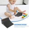 Alasum Mini Finger Skateboard Park Ramp Obstacle for Kids, Plastic Fingerboard Skate Park Accessories, Black, 5.51x5.51x2.75 Inches, Ideal for Finger Skateboard Enthusiasts, 1pc (No Skateboard Include view 3