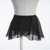 Freebily Kids Girls Chiffon Wrap Dance Skirt Ballet Dance Pull On Skirt Gymnastic Training Dancewear Black 2-6 Years view 4