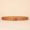 Amazon Essentials Men's Raw Edge Jeans Belt, Tan, 34 view 4