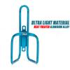 USHAKE Water Bottle Cages for MTB Bikes - Lightweight Aluminum Alloy Holder Brackets - Easy to Install with Drilled Holes - 2 Pack Blue view 2
