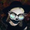 VBESTLIFE Kaleidoscope Goggles,Halloween Kaleidoscope Goggles Rainbow Crystal Lenses Trippy Psychedelic Steampunk Goggles (Antique Silver) view 3