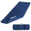 Cot Mattress Topper (Improved Thickness), Foam Quilted Cot Pads for Camping, Soft Comfortable Sleeping Cot Mattress Pad Only, Camping Mattress Pad 75"x30" for Camp Cot/Rv Bunk/Narrow Twin Beds, Navy view 1