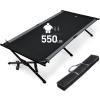 EVER ADVANCED Extra Wide Camping Cot for Adults Oversized XXL Sleeping Cots Folding Cot Bed with Carry Bag, 84.3" L x 41.9" W, Support to 550 lbs view 1