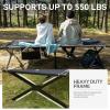 EVER ADVANCED Extra Wide Camping Cot for Adults Oversized XXL Sleeping Cots Folding Cot Bed with Carry Bag, 84.3" L x 41.9" W, Support to 550 lbs view 3
