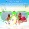 MIAHART 24 Pack Kids Sunglasses Party Glasses Bulk Goody Bag Fillers for Boys and Girls Birthday Party Summer Party Supplies, Green view 4