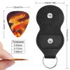 Fire Phoenix Guitar Picks Personalized Triangle Plectrums Guitar Accessories with Storage Bag for Men Women 0.96mm view 2