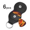 Fire Phoenix Guitar Picks Personalized Triangle Plectrums Guitar Accessories with Storage Bag for Men Women 0.96mm view 3