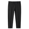 Men Thin Solid Simple Pencil Pants Classic Casual Stretch Pant Business Dress Pants Slim Fit Skinny Suit Pants (Black,28) view 1