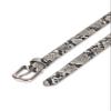 Amazon Essentials Women's Skinny Feather Edge Belt, Faux Snake Skin, Large view 4