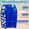 IRONMAX Body Board, 33''/37''/41'' Lightweight Surfing Board w/ Wrist Leash, EPS Core, XPE Deck & HDPE Slick Bottom for Beach, Pool & Water Park, Bodyboard for Kids Adults Teens view 2