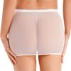 Loloda Women's Fashion Stretchy Basic Stretchy Bodycon Micro Short Mini Club Skirt Type C White A Large view 4