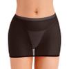 Loloda Women's Fashion Stretchy Basic Stretchy Bodycon Micro Short Mini Club Skirt Type C Black A Medium view 1