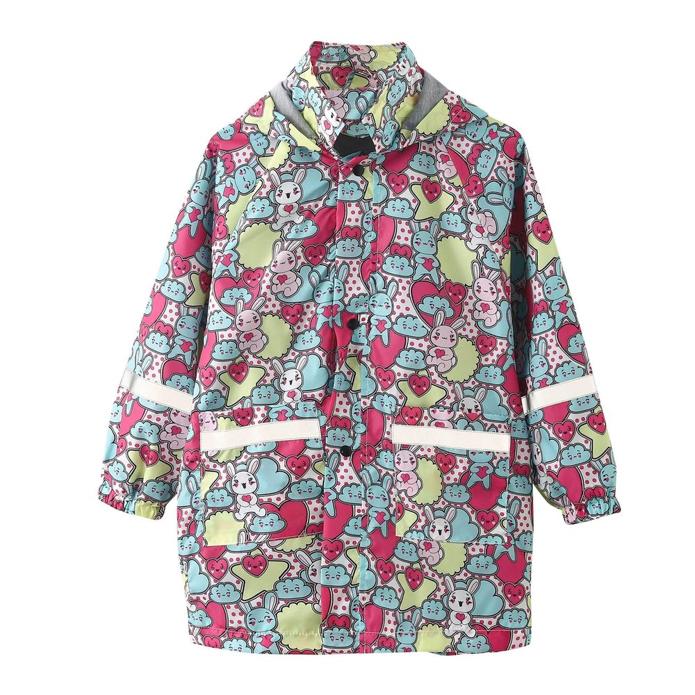 Kids Toddler Girl Boy Spring Fall Clothing Lightweight Zip Jacket Windproof Waterproof Outwear (Hot Pink, 8-9 Years)