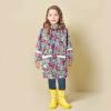 Kids Toddler Girl Boy Spring Fall Clothing Lightweight Zip Jacket Windproof Waterproof Outwear (Hot Pink, 8-9 Years) view 2
