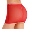 Loloda Women's Fashion Stretchy Basic Stretchy Bodycon Micro Short Mini Club Skirt Type C Red A Small view 3