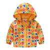 Toddler Baby Boys Girls Hooded Jacket Cartoon Print Zip Hooded Jacket Kids Coats Windbreaker (Yellow, 18-24 Months) view 1