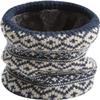 SCAPH Christmas Unisex Winter Ski Neck Warmer Neck Knit Plush Warmer Sleeve Neck Cover for Men Head Scarf (Red-A, One Size) (Color : Navy-b, Size : One Size) view 1