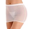 Loloda Women's Fashion Stretchy Basic Stretchy Bodycon Micro Short Mini Club Skirt Type C White A Medium view 2