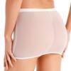 Loloda Women's Fashion Stretchy Basic Stretchy Bodycon Micro Short Mini Club Skirt Type C White A Medium view 3