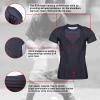 TIAXU TIAXU Youth Kids Padded Football Rib Protector, Boys Girls Rib Chest Guard Shirt for Rugby Baseball Soccer Basketball view 2