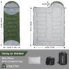 BISINNA 0 Degree Winter Sleeping Bags(480GSM) for Adults-Cold Weather Camping Sleeping Bag-Comfortable Warm Portable Sleeping Bags with Pillow Compression Sack for Backpacking Hiking Outdoor view 2