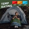 BISINNA 0 Degree Winter Sleeping Bags(480GSM) for Adults-Cold Weather Camping Sleeping Bag-Comfortable Warm Portable Sleeping Bags with Pillow Compression Sack for Backpacking Hiking Outdoor view 3