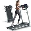HomJoones Home Foldable Treadmill with Incline, Folding for Workout, Electric Walking Machine 15 Preset or Adjustable Programs 250 LB Capacity MP3 Black, 48/''*24/''*48/'' view 1