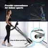 HomJoones Home Foldable Treadmill with Incline, Folding for Workout, Electric Walking Machine 15 Preset or Adjustable Programs 250 LB Capacity MP3 Black, 48/''*24/''*48/'' view 4