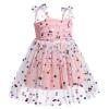 1st Birthday Girl Outfit - Sleeveless Polka Dots Sequin Tulle Princess Tutu Dress - Toddler Cake Smash Photoshoot Dress - Summer Sundress - Pink Sequin - 2-3 Years view 3