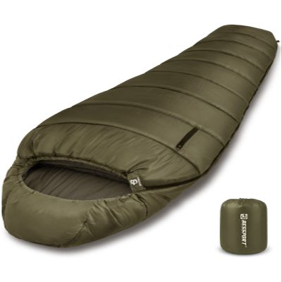 Bessport Mummy Sleeping Bag | 15-45 Extreme 3-4 Season Sleeping Bag for Adults Cold Weather Warm and Washable, for Hiking Traveling & Outdoor Activities