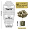 Bessport Mummy Sleeping Bag | 15-45  Extreme 3-4 Season Sleeping Bag for Adults Cold Weather Warm and Washable, for Hiking Traveling & Outdoor Activities view 2