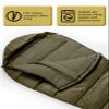 Bessport Mummy Sleeping Bag | 15-45  Extreme 3-4 Season Sleeping Bag for Adults Cold Weather Warm and Washable, for Hiking Traveling & Outdoor Activities view 4