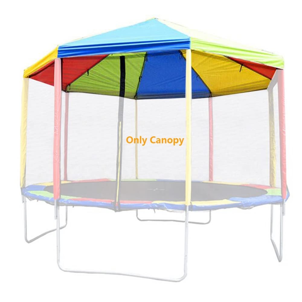 Trampoline Canopy Without Frame, Trampoline Replacement Canopy Top Cover Water-Proof Sunshade Trampolines Accessories, Color (Size : 6FT)