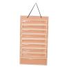 Belt Display Holder Dustproof Rack Martial Arts Belt Display for Eight Belts 5 Medals (Pink) view 4