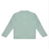 Aislor Boys Girls Thermal Underwear Tops Turtleneck Letter Print Long Sleeve T-Shirts Solid Pullover Base Layer Tops Green 5-6 Years view 4
