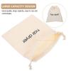 FOMIYES 4pcs Hair Dryer Organizer Drawstring Cloth Travel Bags Beige view 4
