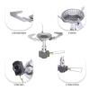 ANZAGA Portable Single Burner Backpacking Stove, Compact Mini Propane Camping Gas Stoves, Trekking Hiking Mountaineering view 2