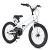 Royalbaby Freestyle Outdoor Children's Bicycle Dual Handbrakes Sporty Kid Bike with Kickstand and Adjustable Seat, 18 Inch, White view 1