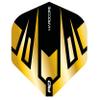 RED DRAGON Hardcore Premium Gold & Black Tribal Dart Flights - 3 Sets Per Pack (9 Dart Flights in Total) view 4
