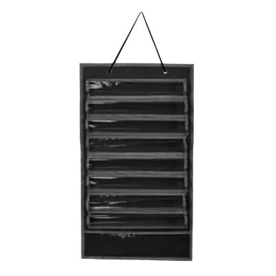 Belt Display Holder Dustproof Rack Martial Arts Belt Display for Eight Belts 5 Medals (Black)